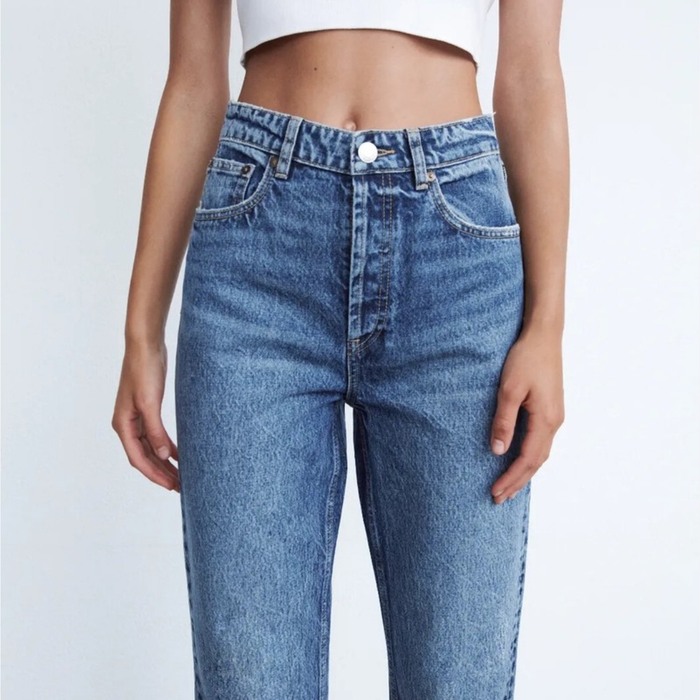 Zara High Rise Women Jeans - Blue